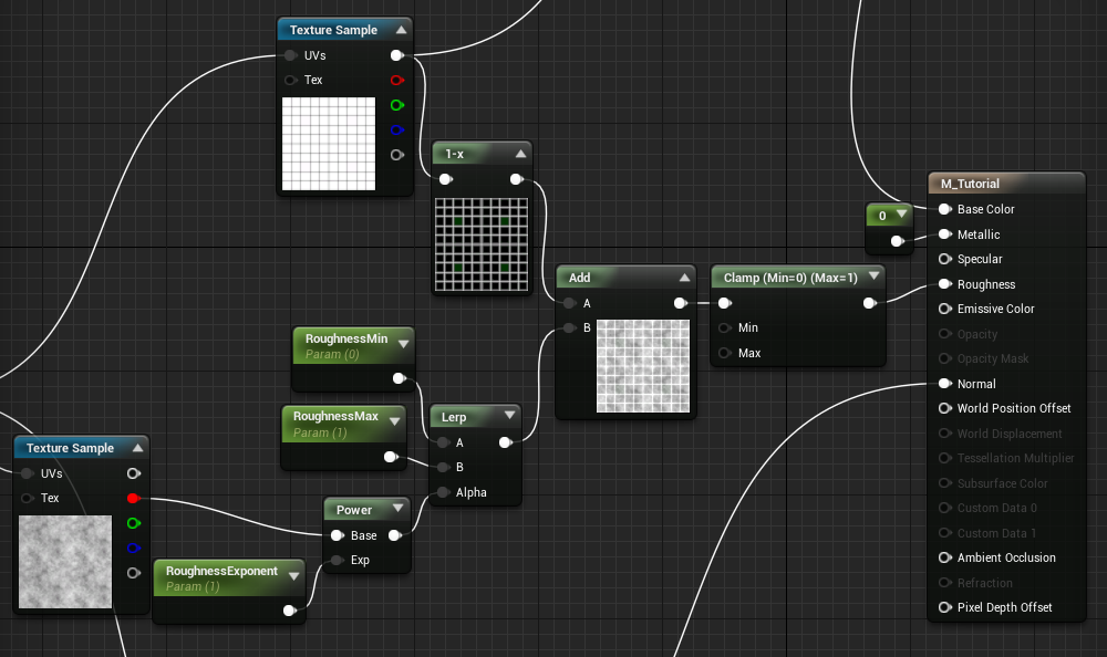 final roughness setup